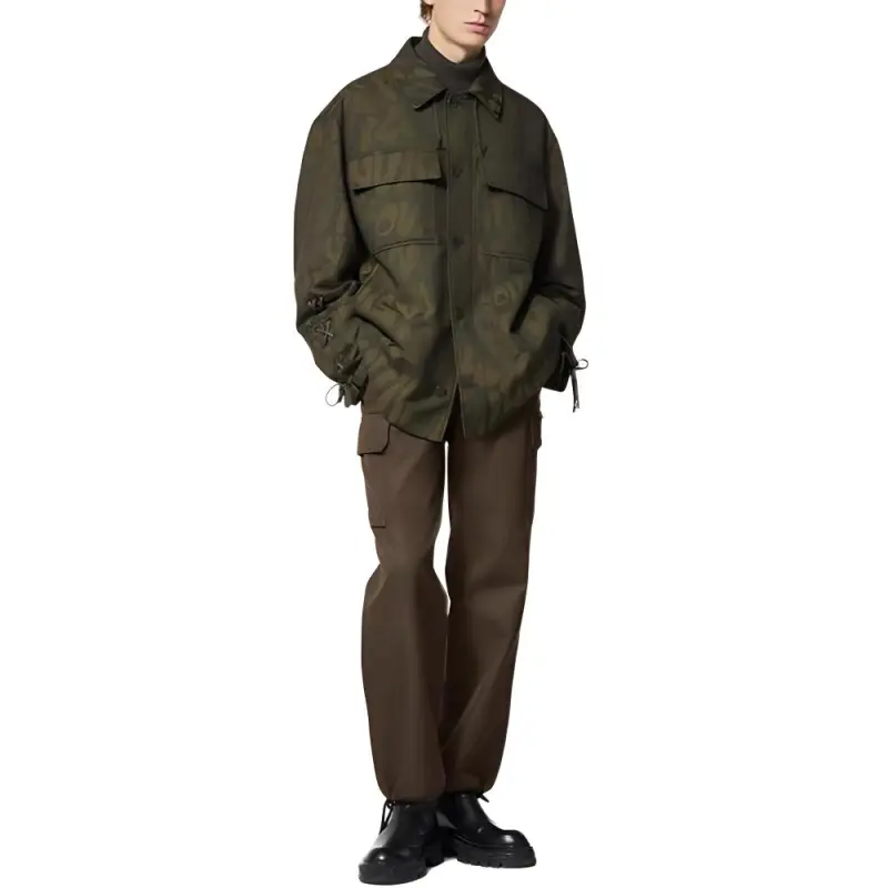 LOUIS VUITTON Pre Owned 2010s Logo print Overshirt-1