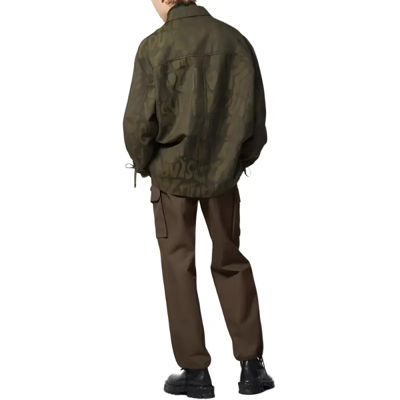 LOUIS VUITTON Pre Owned 2010s Logo print Overshirt-2