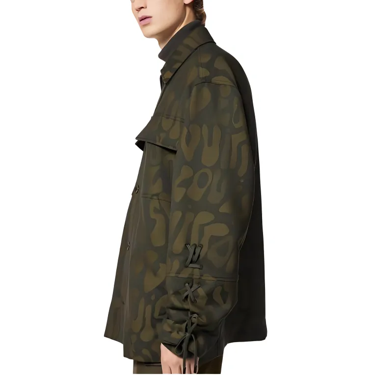 LOUIS VUITTON Pre Owned 2010s Logo print Overshirt-3