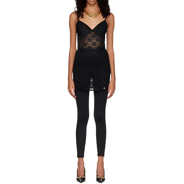 Balenciaga Slip Dresses Regular Women's Black-1