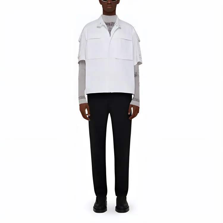 Givenchy Second Skin Effect Printed Mesh L/S T shirt-2