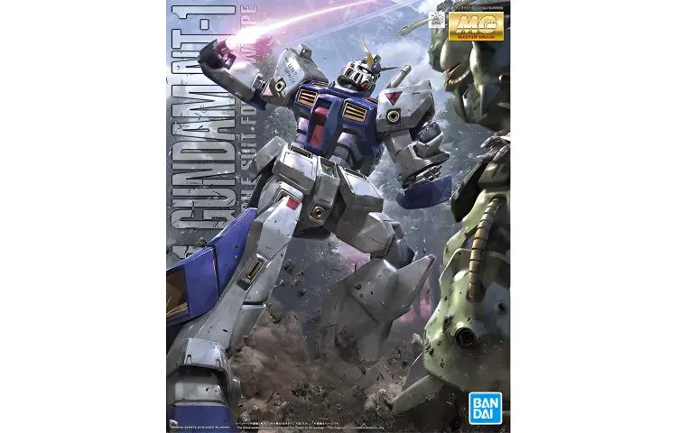BANDAI MG 1/100 Mobile Suit Gundam 0080 Gundam NT 1 18cm Hobby Model-3