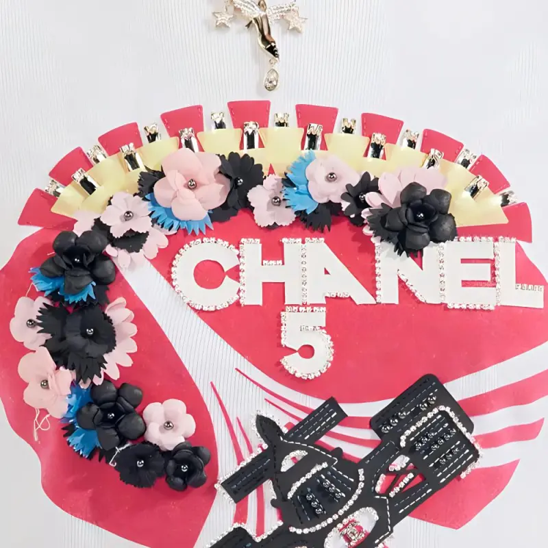 CHANEL T-Shirts Women's White-5