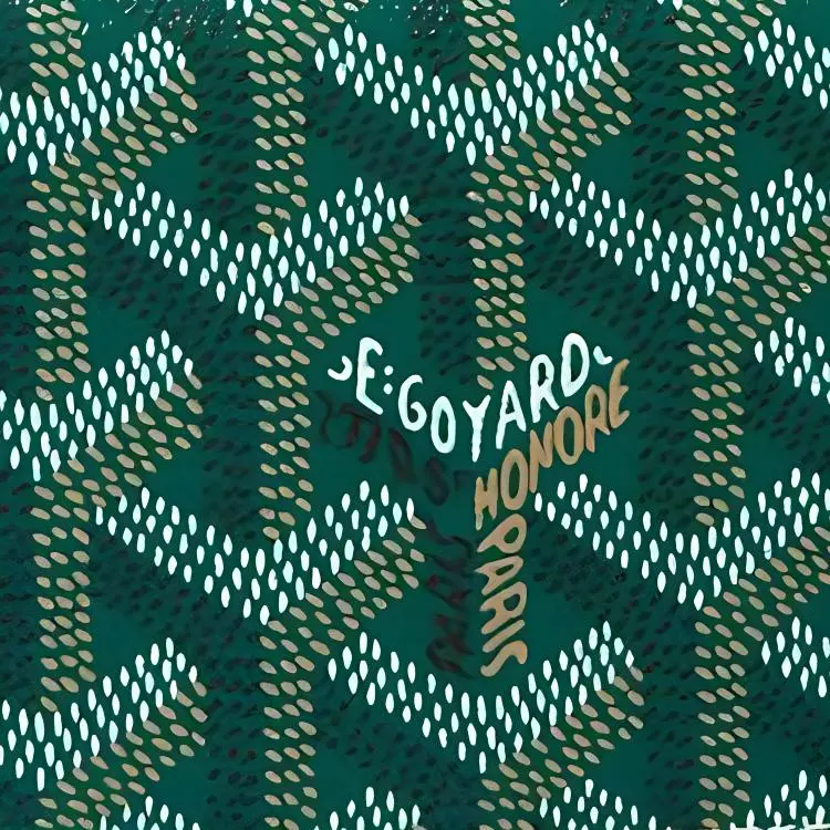 GOYARD MALESHERBES Canvas With Leather Card Holder Unisex Green-2