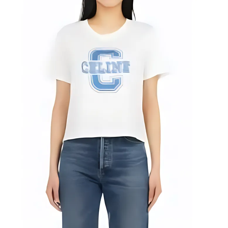 CELINE T-Shirts Women's White - POIZON CELINE T-Shirts Women's White - POIZON
