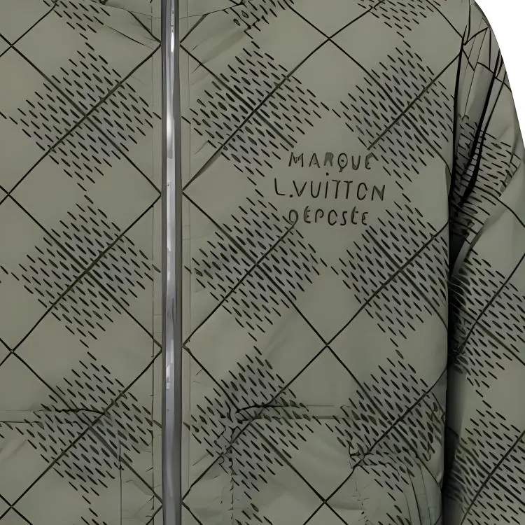 LOUIS VUITTON Reversible Nylon And Fleece Windbreaker-6