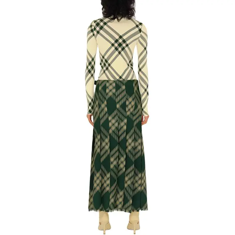 Burberry Check pattern High neck Jumper-3