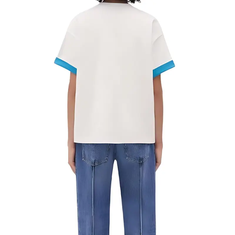 Bottega Veneta Cotton Jersey T Shirt White-4