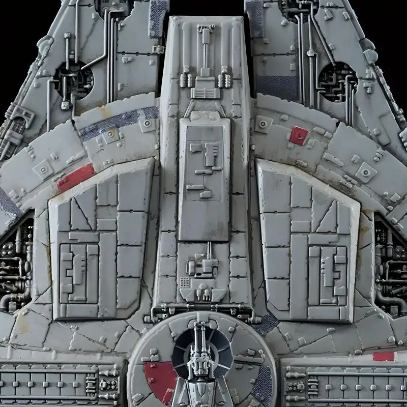 BANDAI Star Wars Characters Vehicle Model Star Wars Millennium Falcon Episode V The Empire Strikes Back Ver Model Kits-3