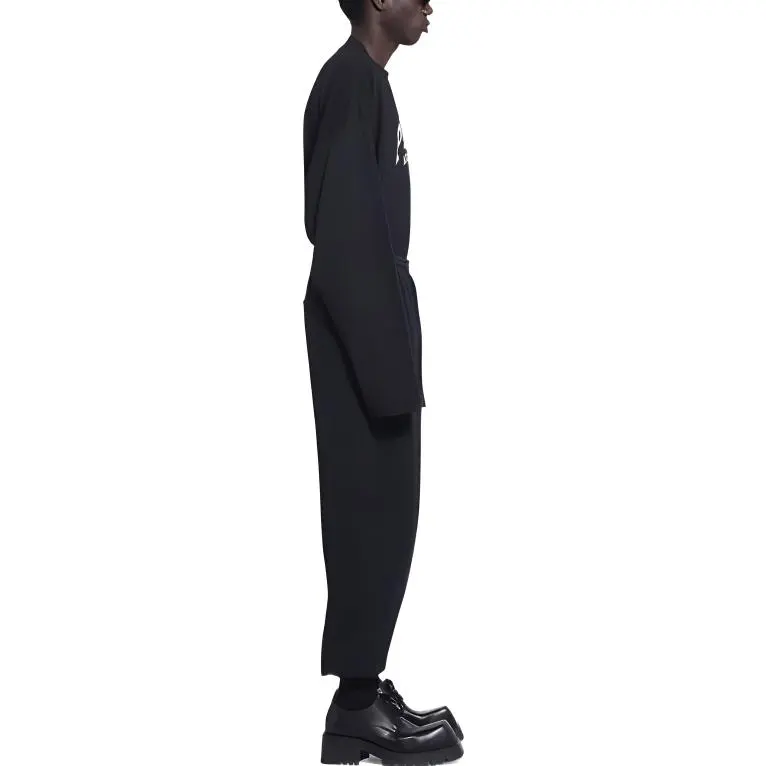 Balenciaga Knitted Sweatpants Men Black-4