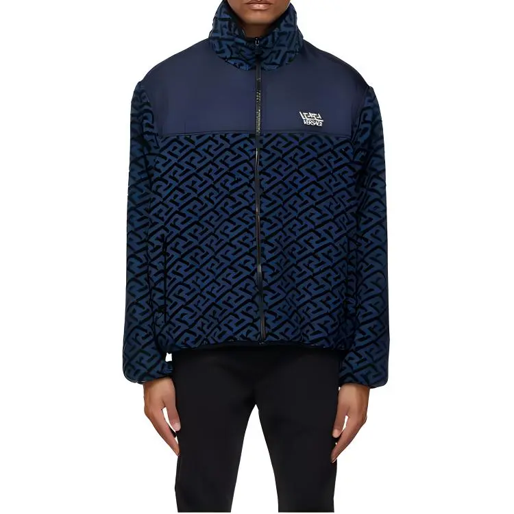 VERSACE Jackets Men Blue-2