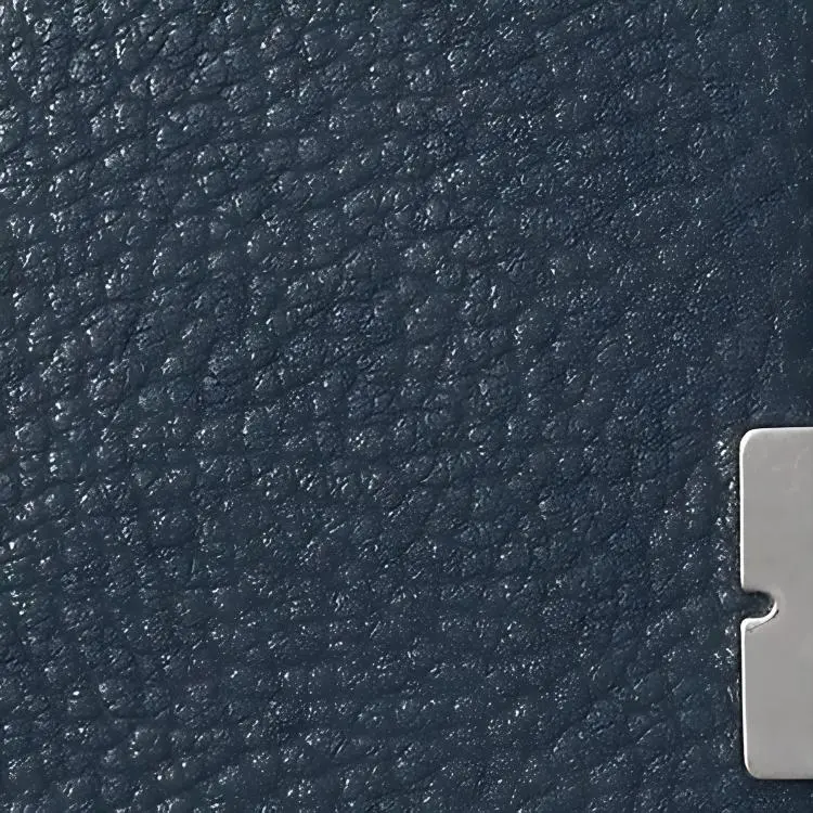 Burberry Grain Calfskin Card Holder Men's Lake Blue-3