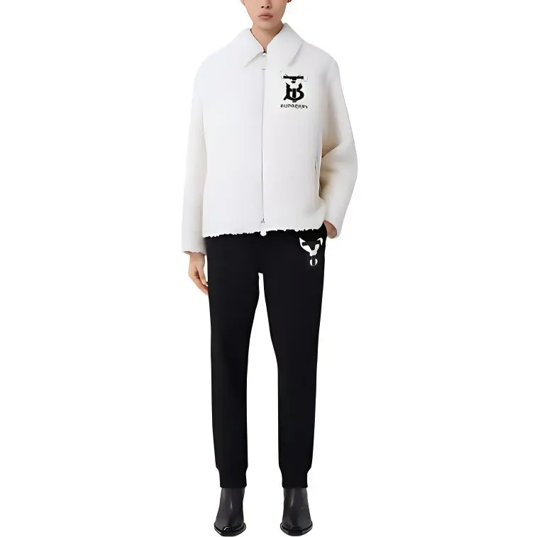 Burberry Rabbit Applique Fleece Jacket Ecru-2