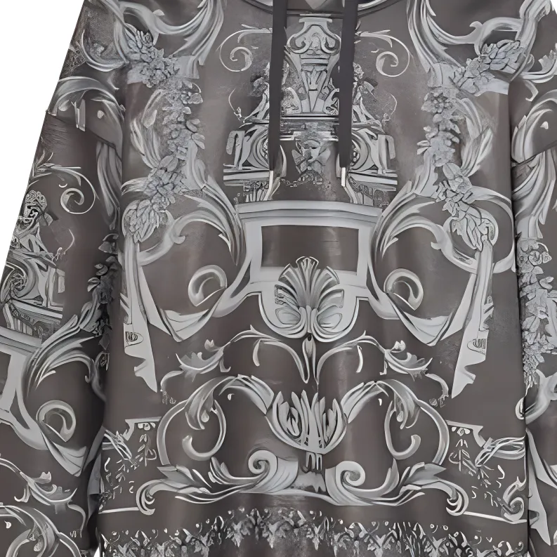 VERSACE Sweatshirts Men Gray-3