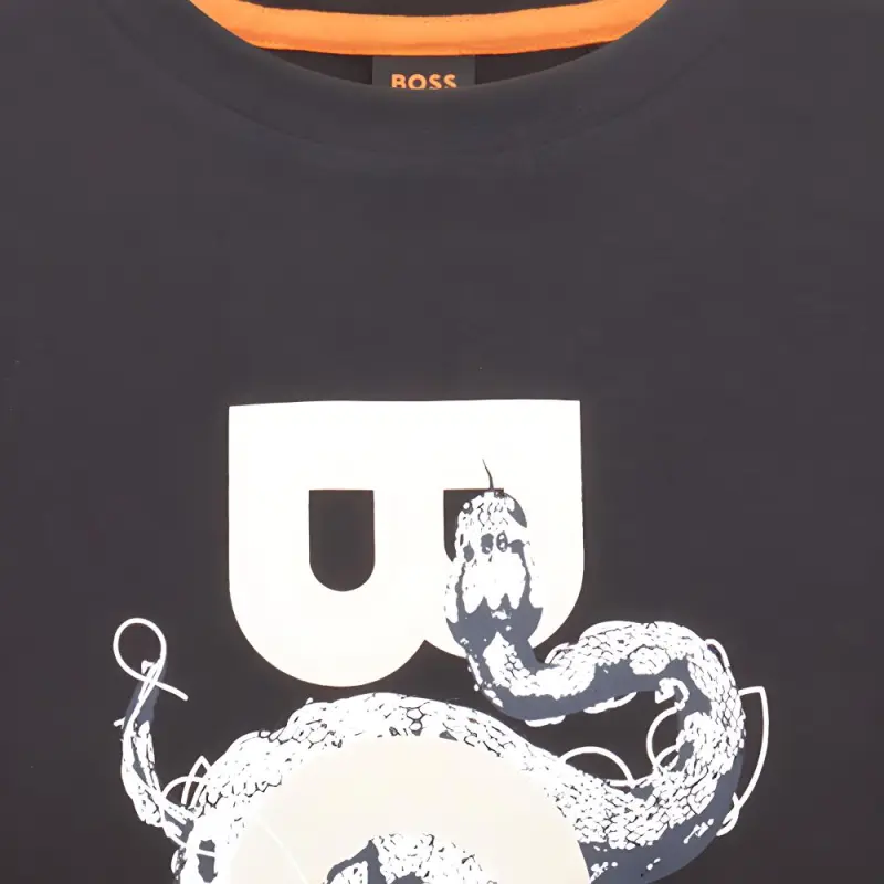 HUGO BOSS T Shirts Men Black-1