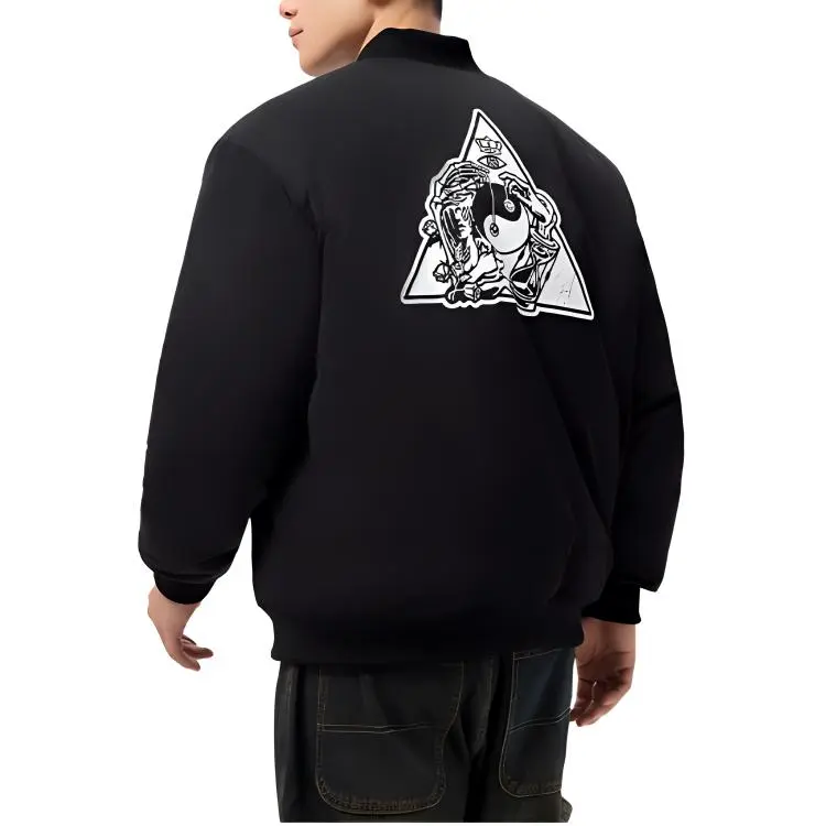 361° Basketball Collection Down Jacket Unisex Super Black-2