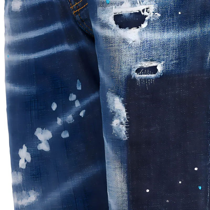 Dsquared2 Tiffany Distressed Mid Rise Jeans-4