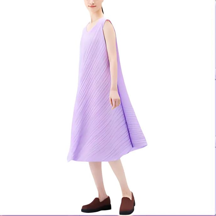 PLEATS PLEASE ISSEY MIYAKE Mellow Pleats Dress-3