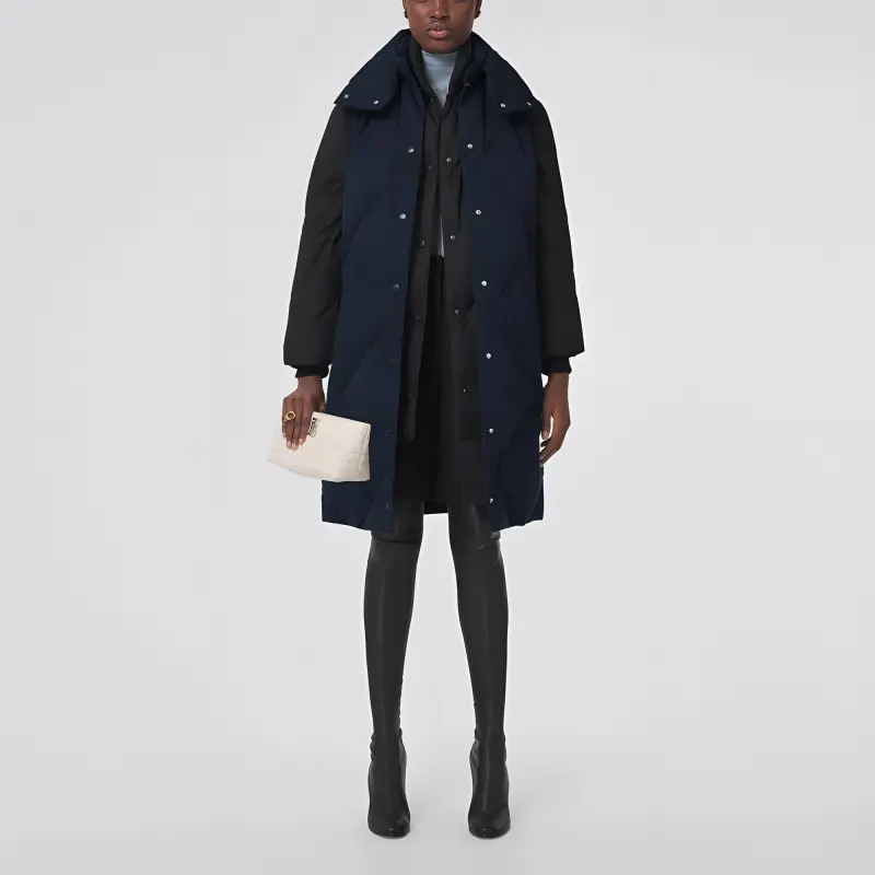 Burberry Vests Women's Midnight Blue-3