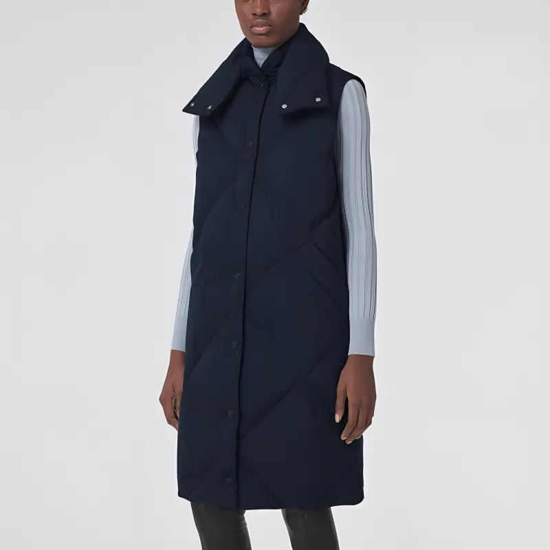 Burberry Vests Women's Midnight Blue-2