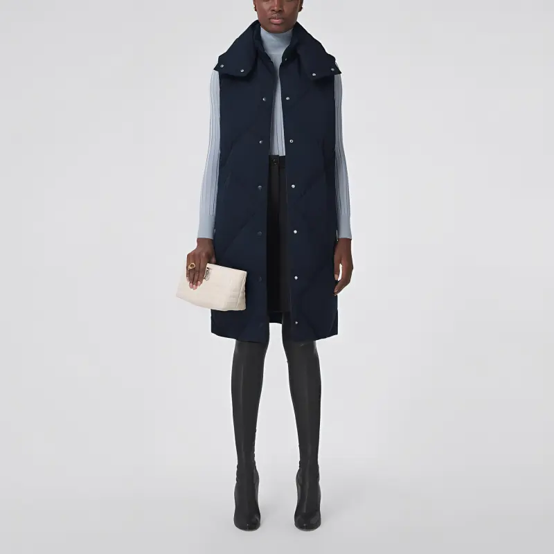 Burberry Vests Women's Midnight Blue-1