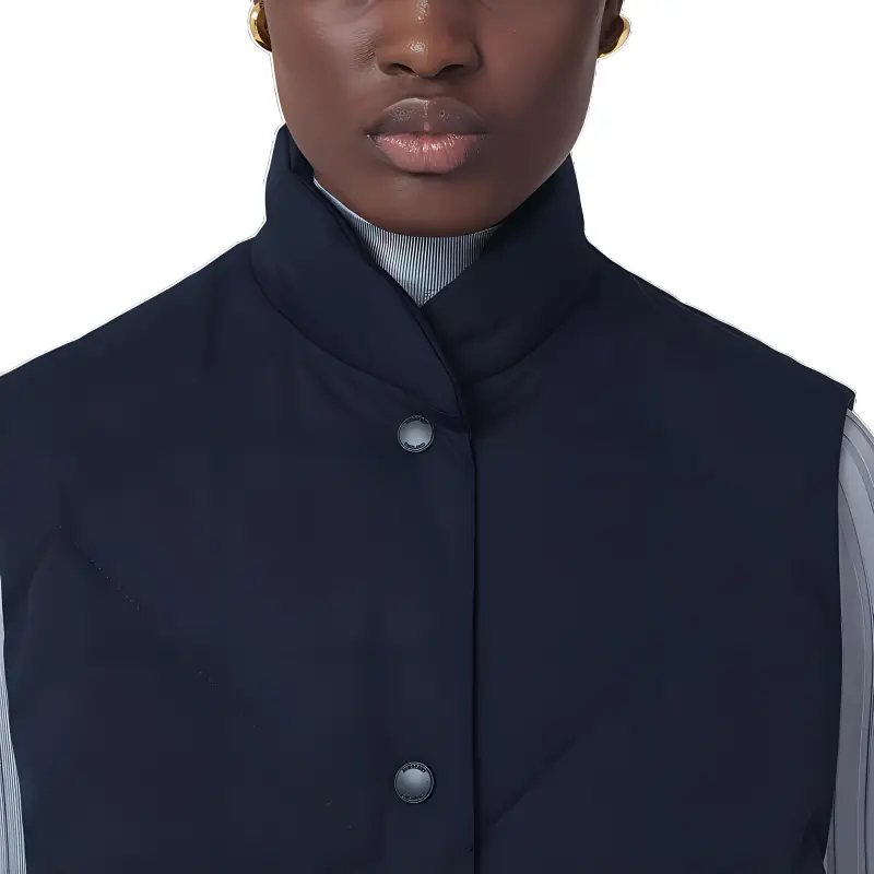 Burberry Vests Women's Midnight Blue-5