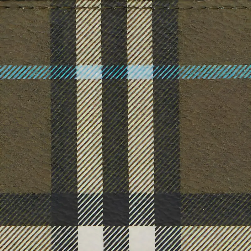 Burberry Leather Card Holder Women's Olive Green-4