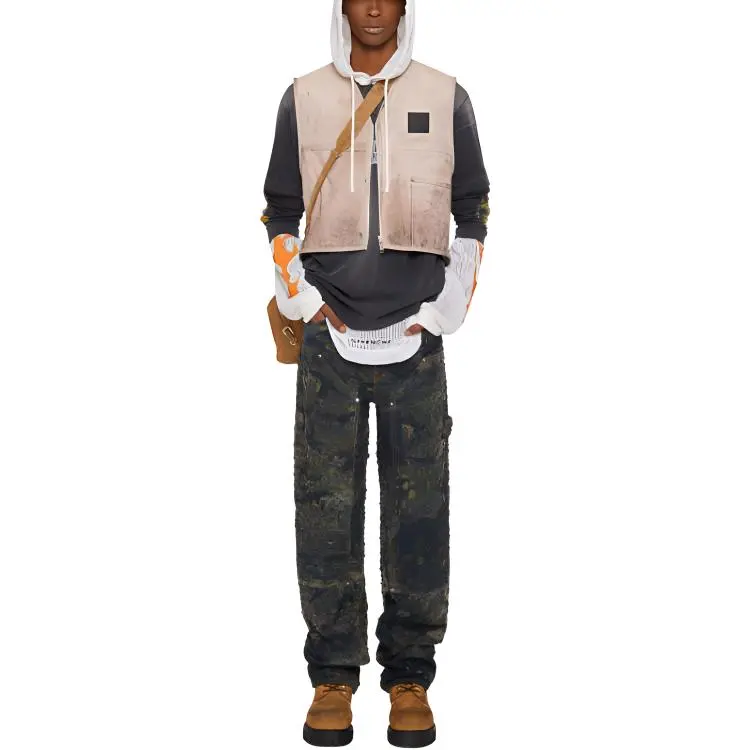 Givenchy Distressed effect Reversible Gilet-2