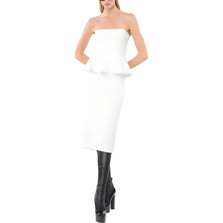 PINKO Strapless Tops Women's White-2