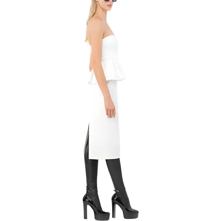 PINKO Strapless Tops Women's White-4