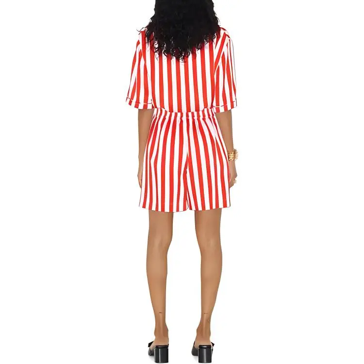 Burberry Casual Shorts Women's Red-3