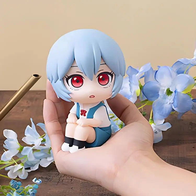 MegaHouse Look UP Neon Genesis Evangelion New Theatrical Version, Rei Ayanami, Reissue Chibi Figures-4