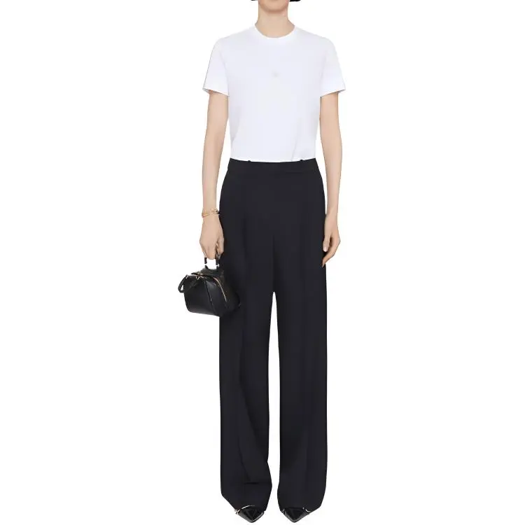 Givenchy 4G Embroidered Crewneck T Shirt-1