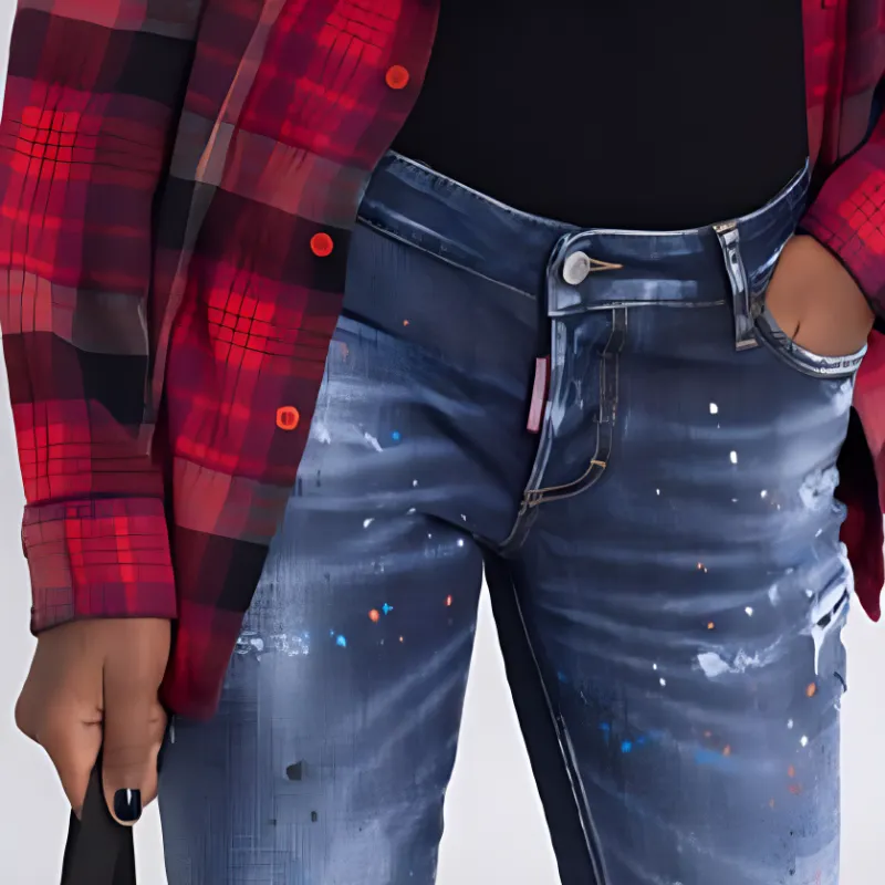 DSQUARED 2 Paint-splatter Effect Jeans-3