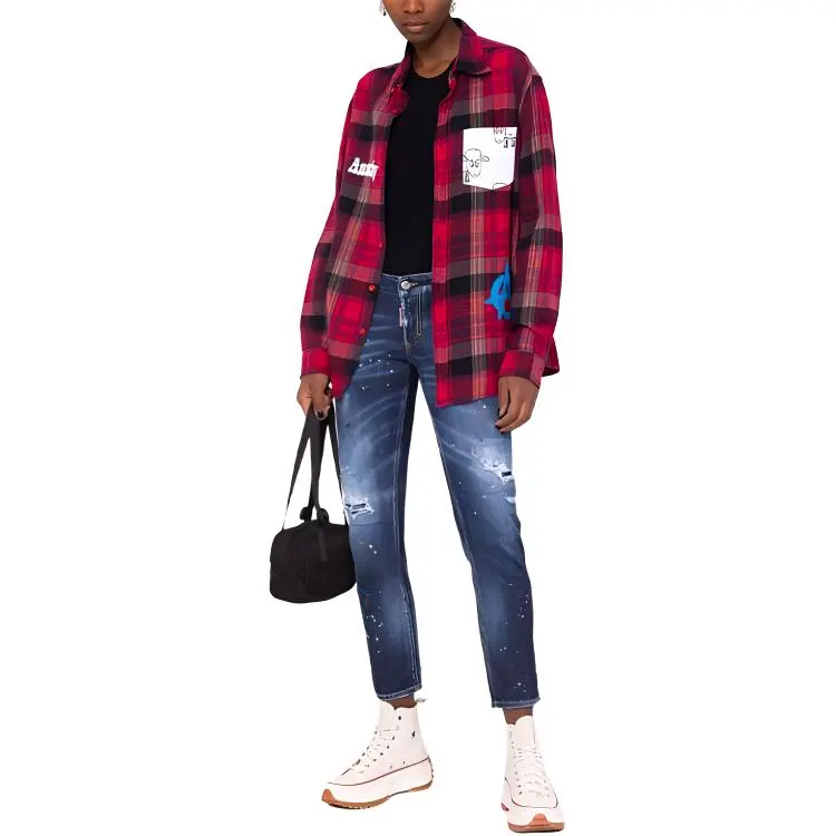 DSQUARED 2 Paint-splatter Effect Jeans-1