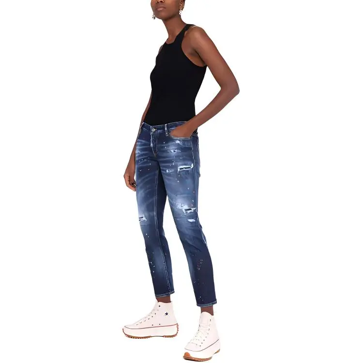 DSQUARED 2 Paint-splatter Effect Jeans-2