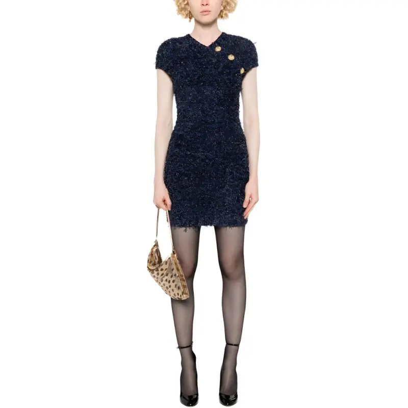 BALMAIN Bouclé Mini Dress-1
