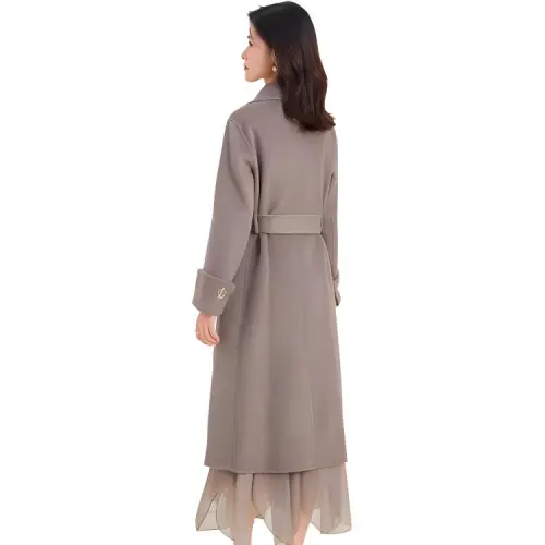 JINJU Coats Women's Coffee