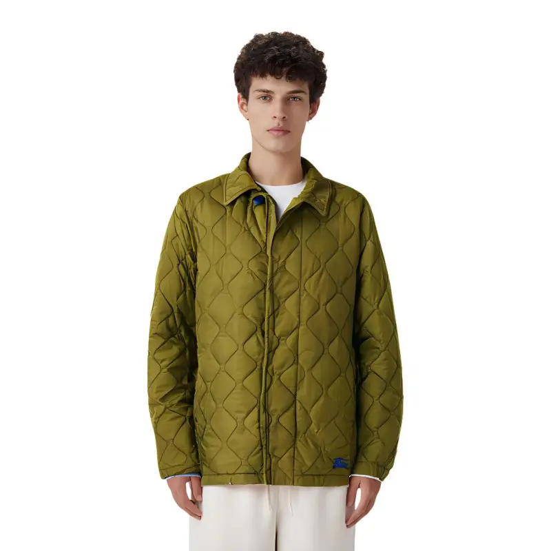 Burberry SS24 Jackets Coats Men's Green-3
