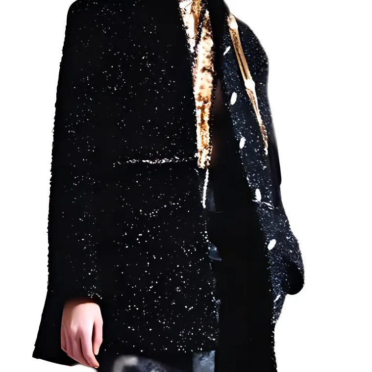 CHANEL Coats Women's Black-6