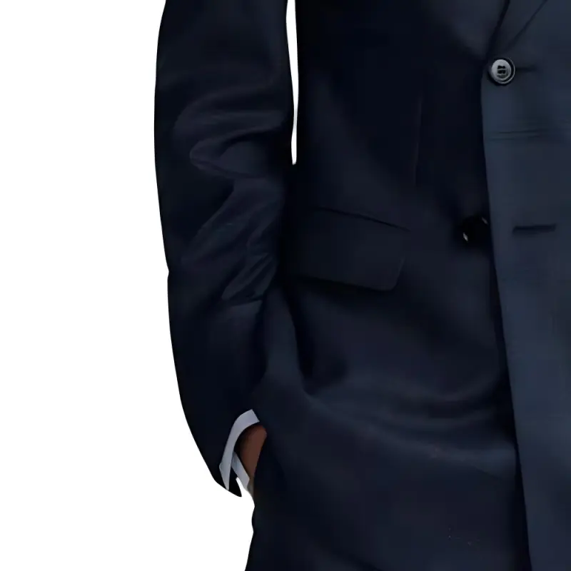DIOR SS24 Business Suit Coat Men's Blue-4