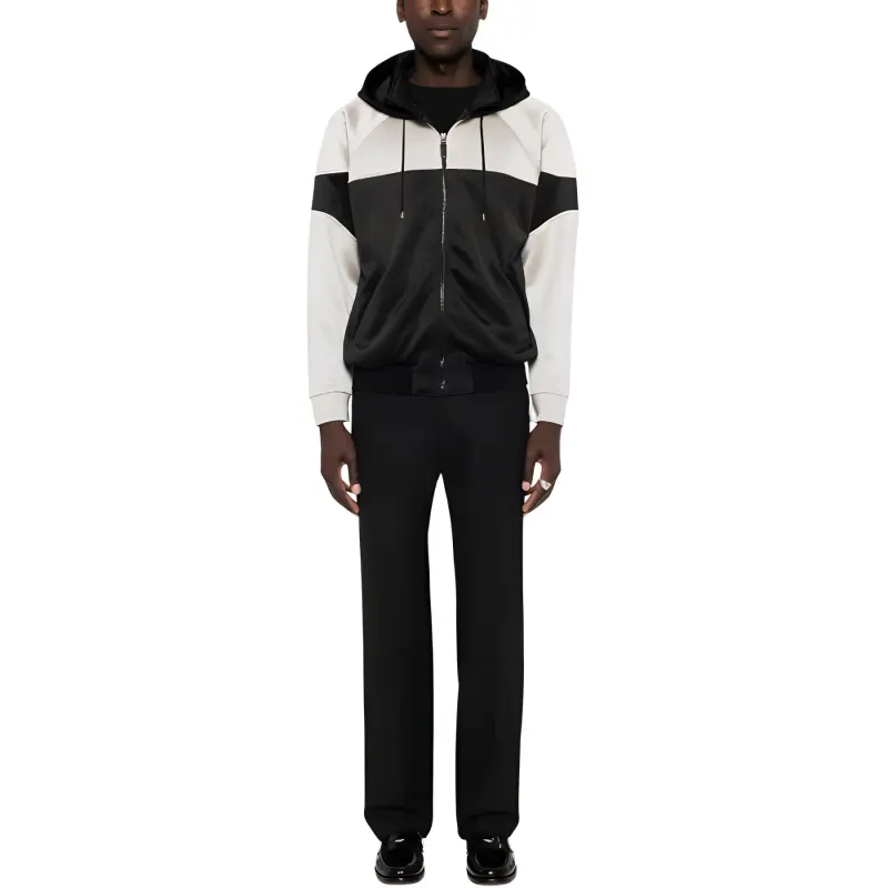 SAINT LAURENT Panelled Hooded Jacket-3