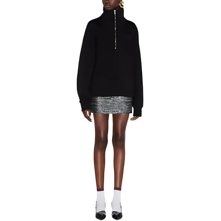 GUCCI Jersey Zip Sweatshirt-1