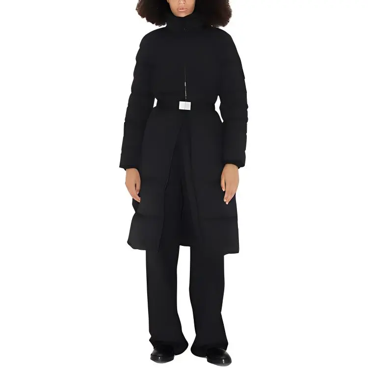 Burberry Hooded Belted Waist Puffer Coat-2