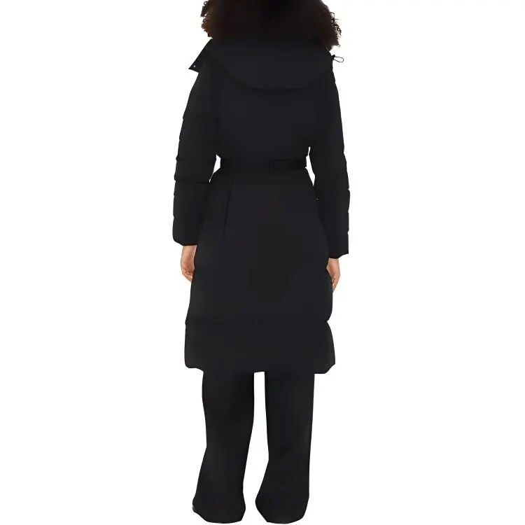 Burberry Hooded Belted Waist Puffer Coat-3