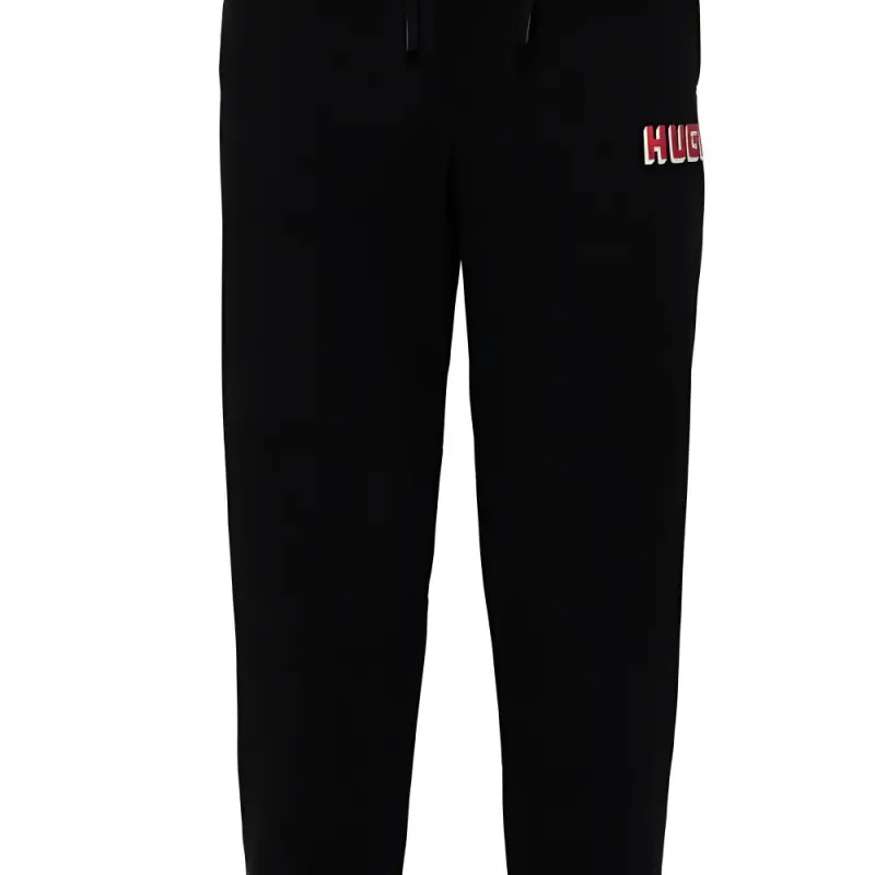 HUGO BOSS Logo print Cotton Track Pants-5