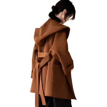 XINFEIYU Coats Women's Caramel