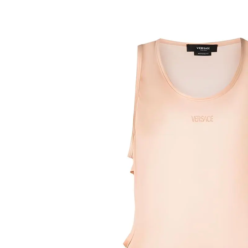 VERSACE Tank Tops Men Pink-4