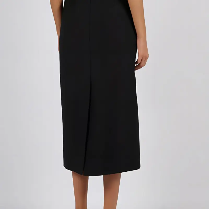 Valentino Open Back Sleeveless Midi Dress-5