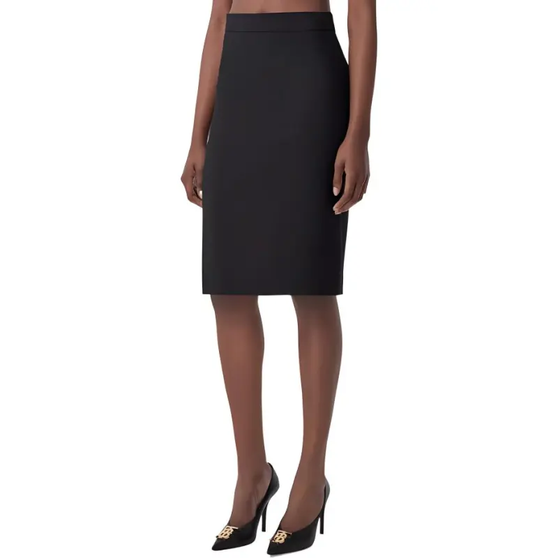 Burberry FW22 Casual Short Skirts Women's Black-3